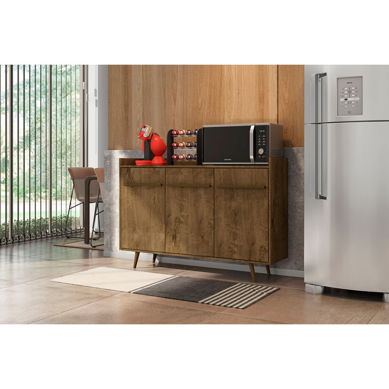 Bradley 54" Sideboard In Rustic Brown, Rustic Brown