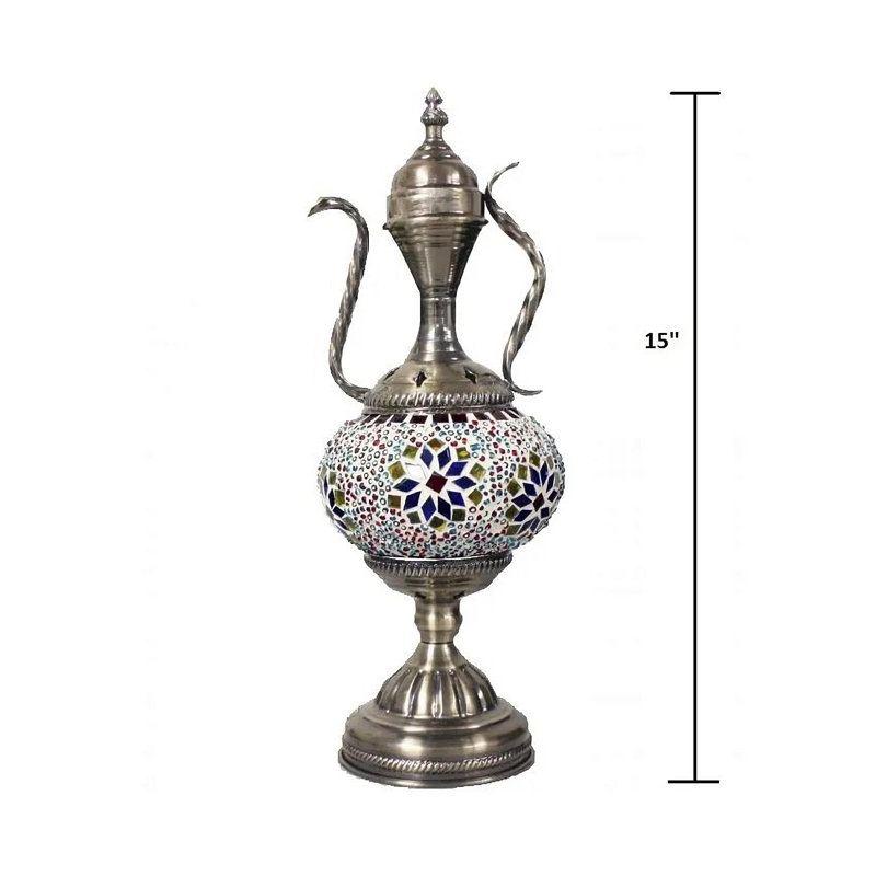 Lampe Zhara, Argent, Argent
