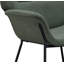 Fauteuil d'appoint rembourré à dossier capitonné horizontal-1782177506