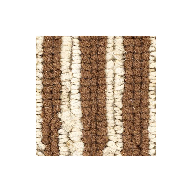Calder Stripe Caramel Handwoven Jute Rug, Rectangle 10' x 14'