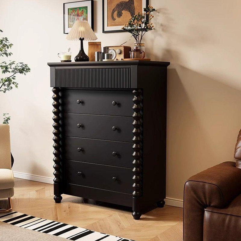 Commode d'appoint de style français Pure Black