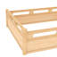 Lit plateforme double pleine grandeur avec garde-corps pleine longueur, base de lit double à profil bas, pas de sommier tapissier, naturel-1675012805-1675012809
