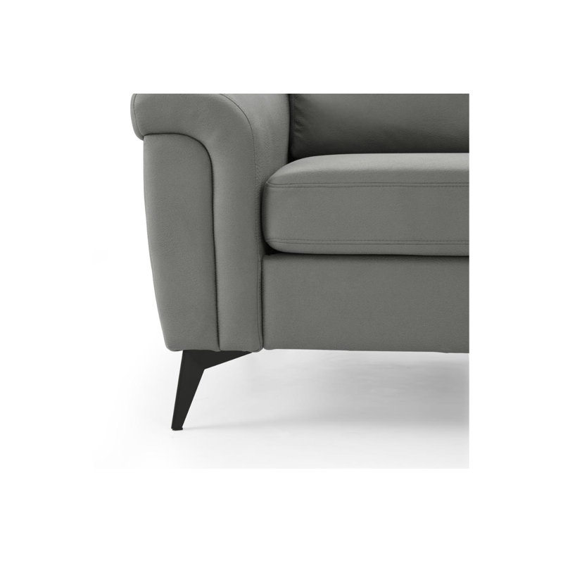 Edgao 3 Seater Sofa & Chaise, Grey