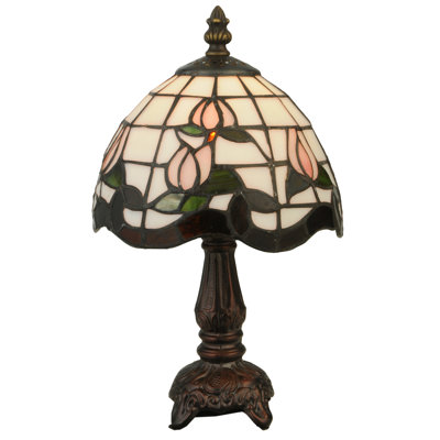 12" High Roseborder Mini Lamp