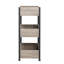 Bibliothèque étagère en fer à 3 tablettes H 30 po x l 23 po Chrystin-1303162897