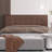 Classic Tufted Adjustable Upholstered Queen Headboard in Linen Fabric, Metal Legs-1664991753