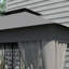 10 pi. L 11,65 pi. D Pavillon de jardin en acier