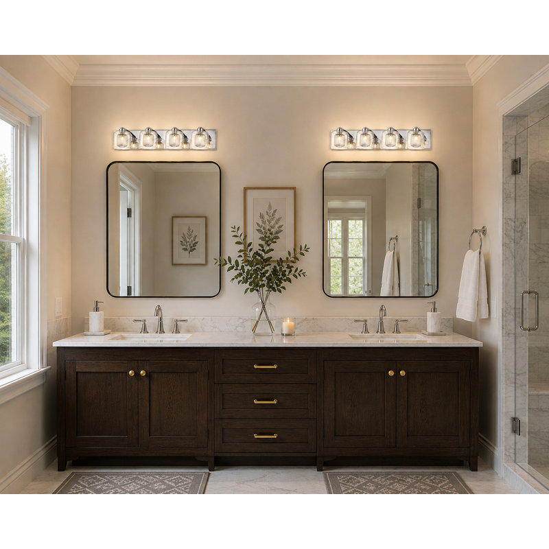 Thorne Modern 4 Light Crystal Vanity