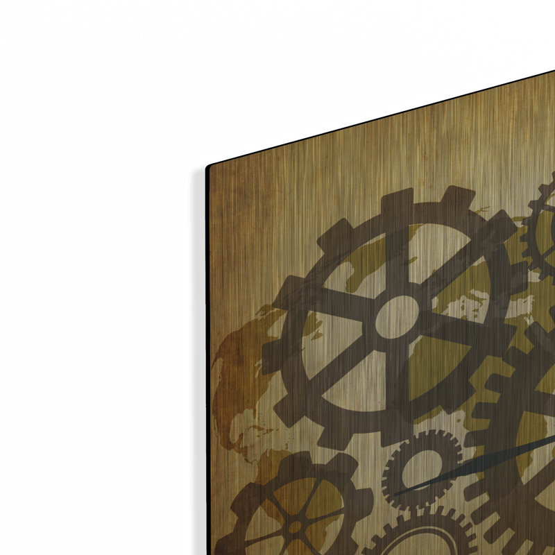 "Carte de l'horloge 2" par Mark Ashkenazi, H 12 po x l 12 po