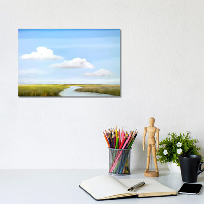 Down The River VI by Hans Paus - Wrapped Canvas Gallery-Wrapped Canvas Giclée