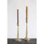 Caridad Pleated Taper Candles Unscented in Box, Set of 12-1549562662