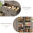 68.1'' Kitchen Pantry Cabinet with Food Shelves-1087025039