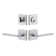 Viaggio Quadrato Linen Texture Rosette Complete Entry Set with Brezza Lever
