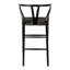 Tabouret de bar et de comptoir en bois massif Etta-951073311-1056858789