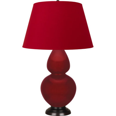 Lampe de table double gourde en céramique