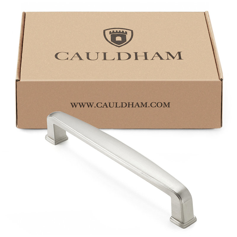 Satin Nickel Brushed Cabinet Handle Pulls 5" Center - 10 Pack