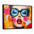 Black Floater Framed