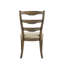 Ensemble de chaises d'appoint Parfield en tissu brun clair et finition chêne vieilli (ensemble de 2)