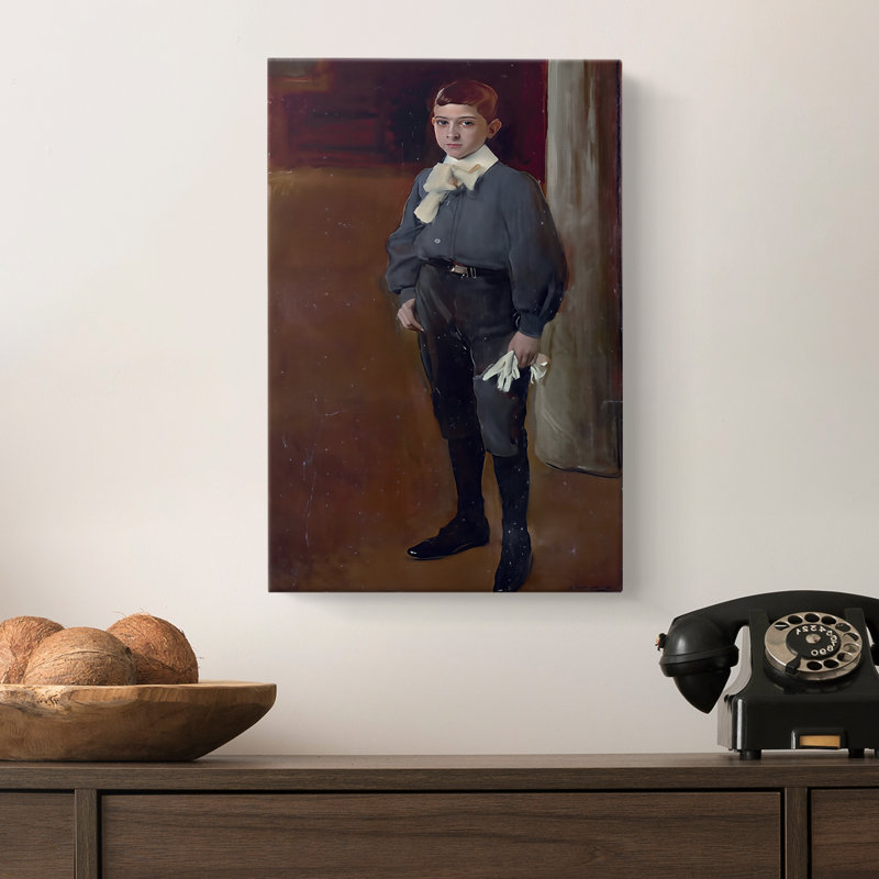 Portrait de l'enfant, José Maria Suárez, 8 x 12