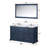 Double Bath Vanity with Carrara Marble Top-1674958941