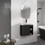 Meuble-lavabo mural multifonctionnel avec porte à fermeture en douceur et tablettes ouvertes-924850998-924851003