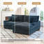 Canapé modulaire en chenille 2 pièces-698229797-698229796