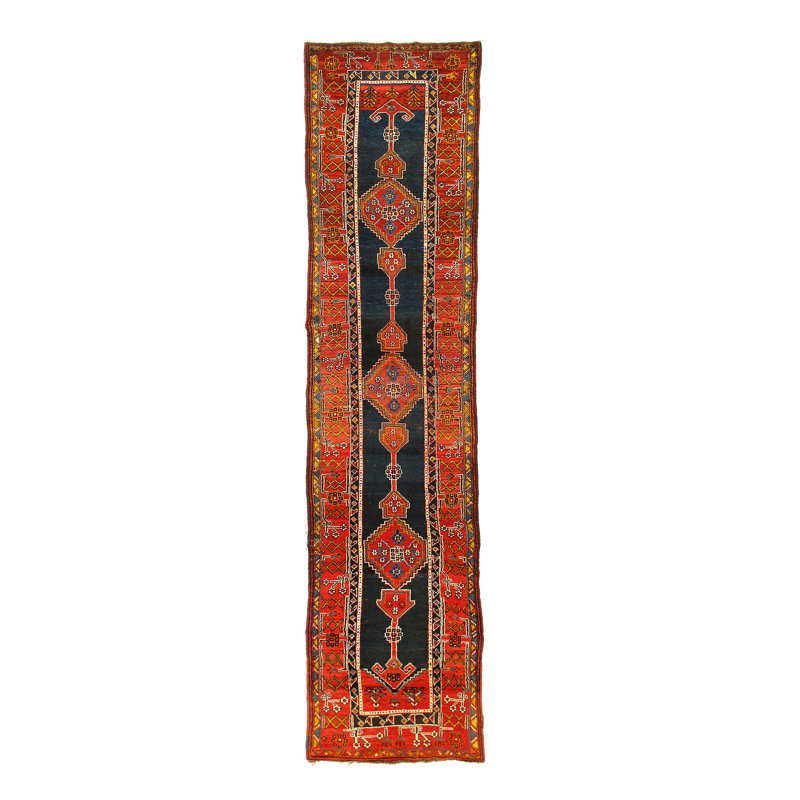 Antique One-of-a-Kind 3'5" X 15'3" Area Rug