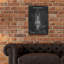 «Wine Cooler Blueprint Vernis tableau noir», art mural en verre acrylique-1658905515