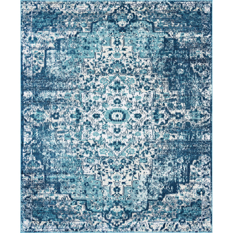 Enderson Ikat Indoor Rug, Rectangle 8' x 10'