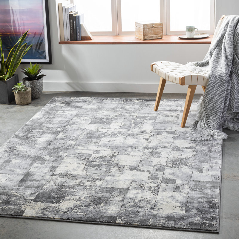 Abstract Indoor Rug, Rectangle 9' x 12'4"