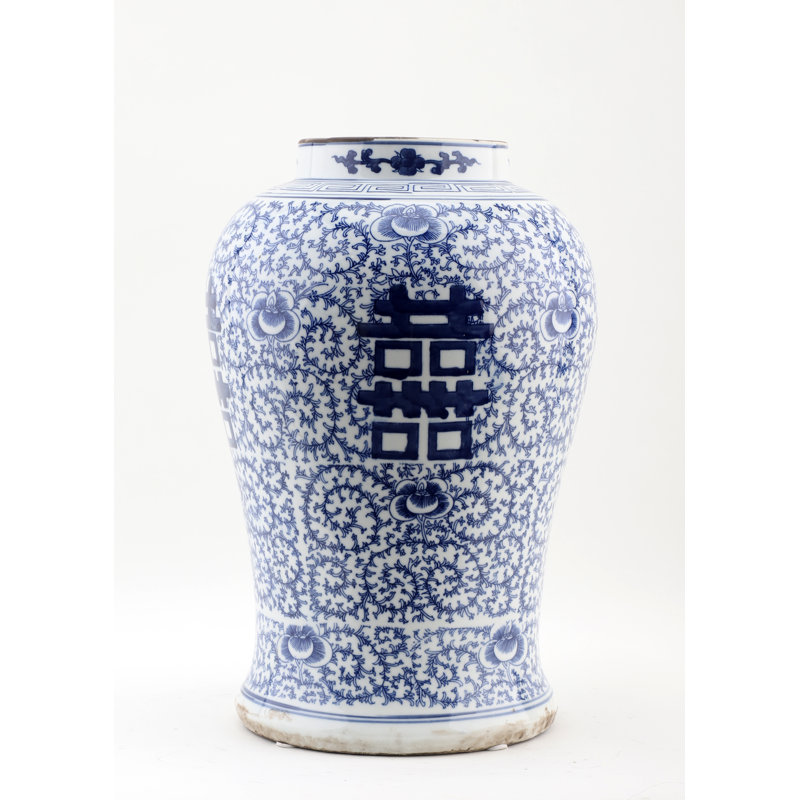 Handmade Porcelain China Ginger Jar