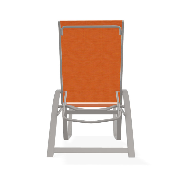 Holna Outdoor Rust-Resistant Metal Chaise Lounge