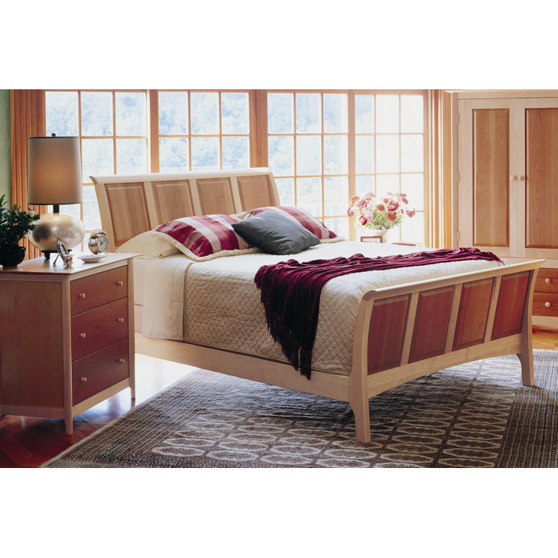 Sarah 3 - Drawer Solid Wood Dresser, Saddle Cherry