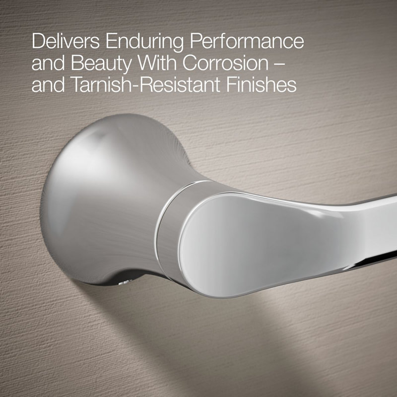 Simplice Pivoting Toilet Paper Holder, Polished Chrome