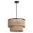 18" 3-Light Handwoven Rope Drum Chandelier-481101920-488970563