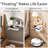Acrylic Floating Nightstand, Bedside Table, Nightstand Shelf Wall Mounted Bedside Shelf-513017114