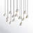 Cotter 14 - Light Fabric Dimmable Geometric Chandelier-2096620601