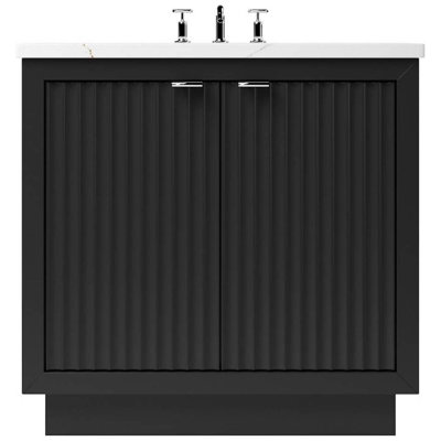 Meuble-lavabo simple Lecrieu