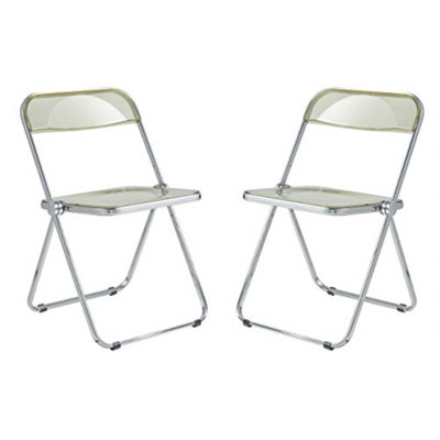 Gillispie Plastic / Resin Stackable Folding Chair Folding Chair Set