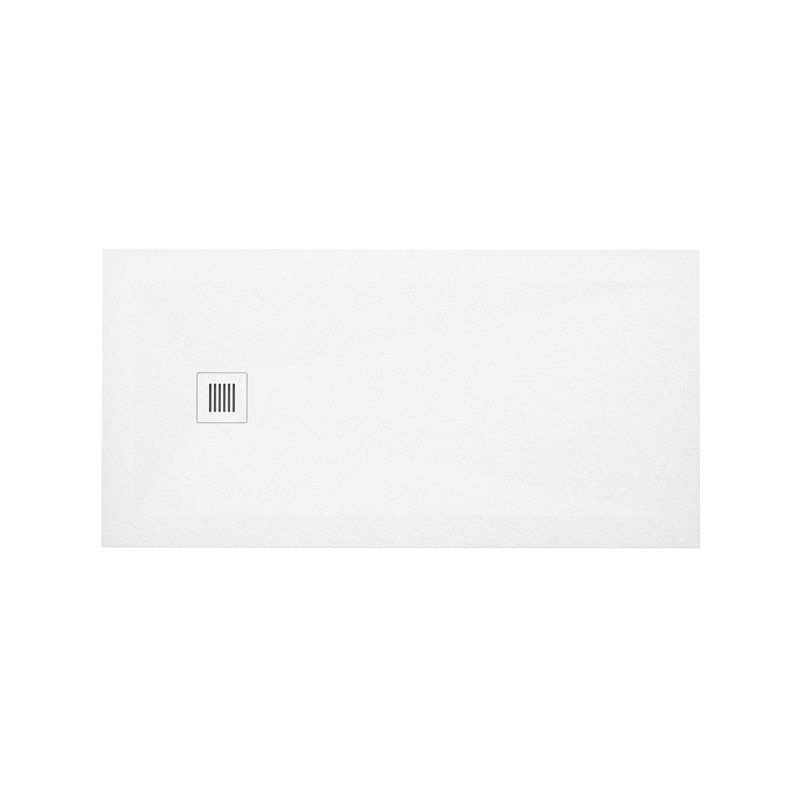 Base de douche l 60 po x P 30 po Feel, Blanc ardoise