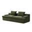 Coussin de salon de 90 pouces de largeur - 4 places, mousse complète, velours côtelé doux, ergonomique, sans assemblage, assise ergonomique de 90 po de largeur,-243619995