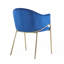 Luxueuse chaise de salle à manger rembourrée en velours avec cadre élégant en or, pour 2 sièges élégants et confortables-438256650