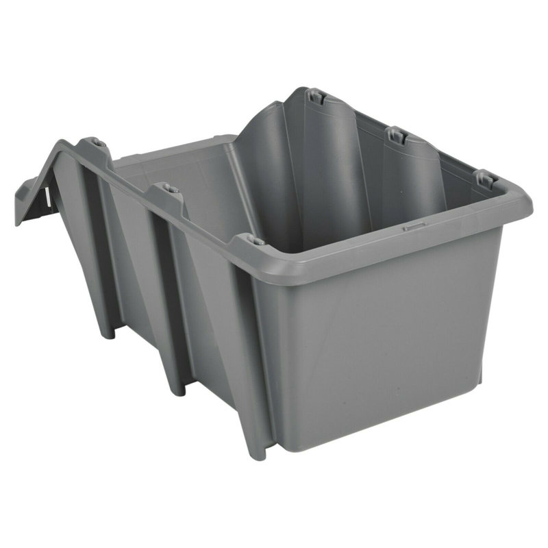 Plastic Wall Mounted Shelving Unit, 15cm H x 22cm W x 35cm D