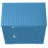 Elite Steel Storage Shed, 6X4, Blue Grey