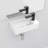 Orren Ellis Berat 18'' White Ceramic Rectangular Bathroom Sink