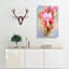 Pink Bleeding Heart Flowers - Wrapped Canvas-56665315
