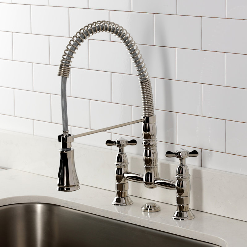 Robinet de cuisine Kingston, Nickel poli