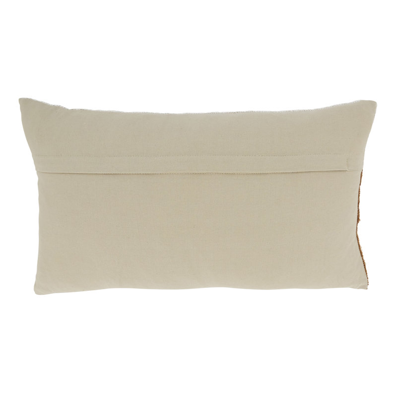 Housse de coussin en coton Collection Reine, H 16 po x l 24 po, Rectangulaire