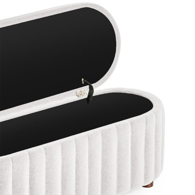Upholstered Storage Bench Bed Bench Storage Ottoman