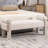 54"W Modern Upholstered Polyester Fiber Bench-505034804